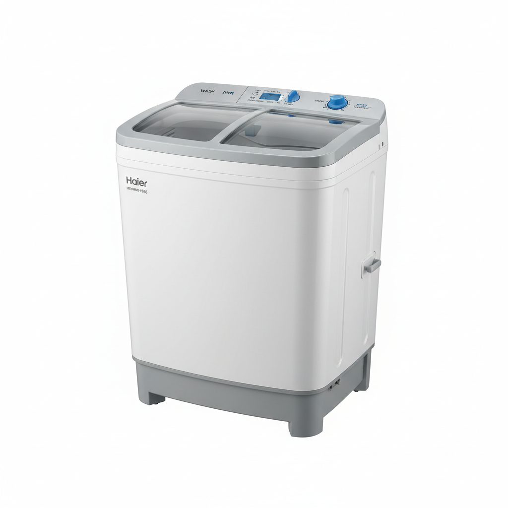 HAIER 10KG TWIN TUB WASHING MACHINE Model HTW100-196G