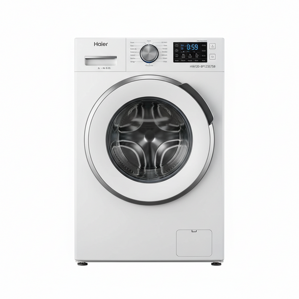 HAIER 12KG AUTOMATIC FRONT LOAD WASHING MACHINE Model HW120-BP12357S8