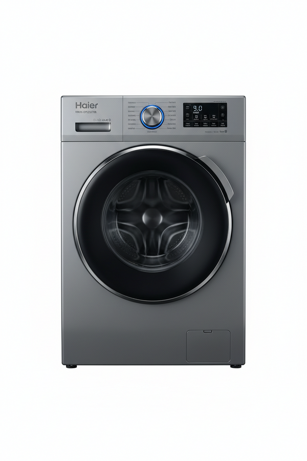 HAIER 9KG AUTOMATIC FRONT LOAD WASHING MACHINE Model HW90-BP12357S8